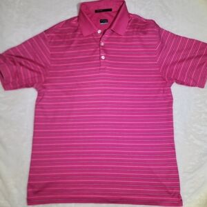 Nike Tiger Woods Edition Pink Polo Shirt Classic Design